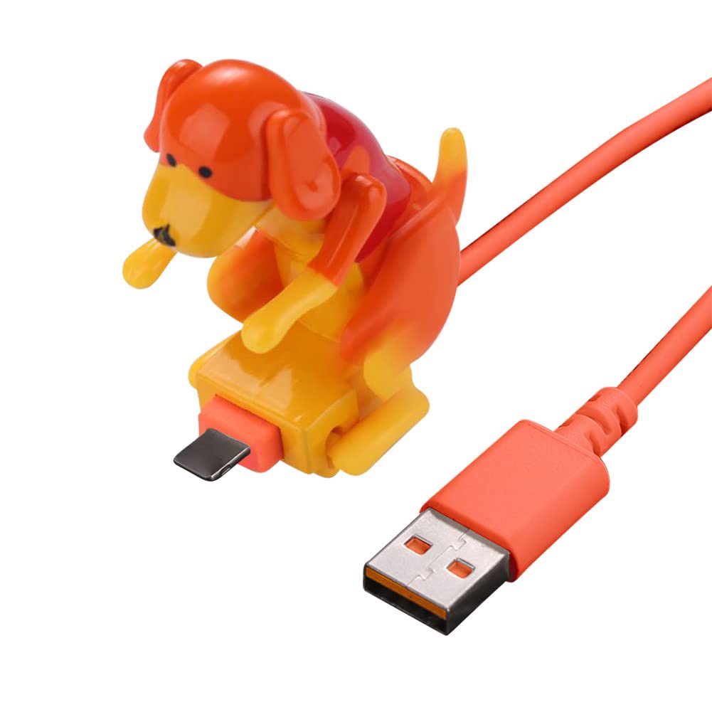 Stray Dog Charging Cable Funny Humping Dog Fast Charger Cable USB Cable Charger for iPhone, Android, Type-C