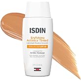 ISDIN Eryfotona Actinica Mineral Face Sunscreen SPF 50, No White Cast | 100% Mineral UV Filters, Zinc Oxide, Suitable for Sensitive Skin, Non-comedogenic, Dermatologist Recommended
