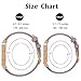 Henoda for Fitbit Blaze Bands Leather Small Large Strap Smart Fitness Watch Band Women Men (A Oxford Tan and Rose Gold Frame, S/P Size)