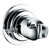Shower Head Holder, GAOYU Universal Bathroom Wall Mount Handheld Shower Head Bracket Bidet Shattaf Spray Suction Cup Portable Shower Arms Slide Bars Adhesive Fixed Showerheads Chrome