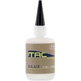 TAC Vanes TAC Fletching Glue, for Use with All, 1 Fl. Ounce Bottle | Archery Fletching Adhesive | Fast-Bonding, Precision Application, Durable Hold for Vanes