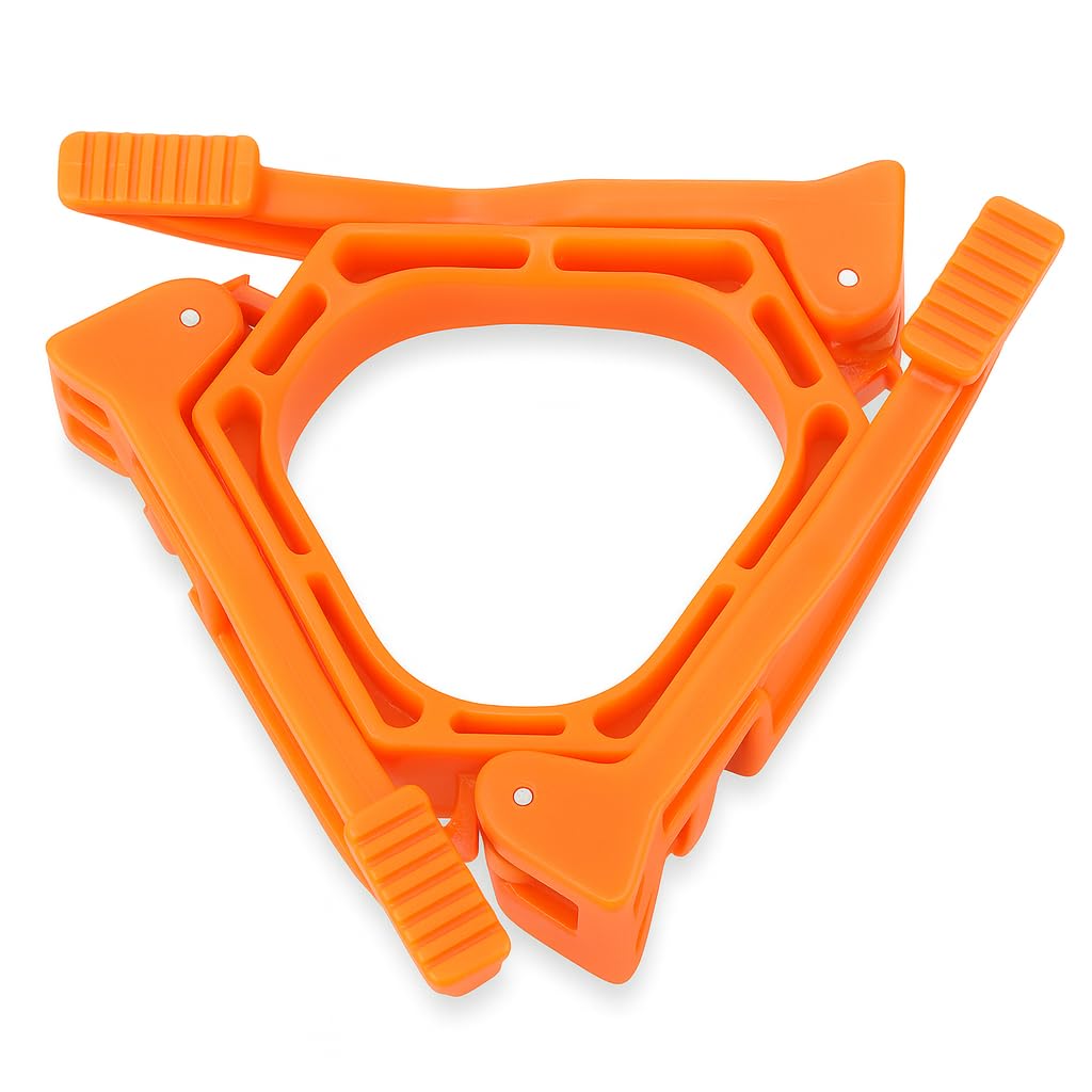 Alomejor Gas Tank Bracket Outdoor Folding PC Camping Gas Tank Bracket Bottle Shelf Canister Stand Tripod For Outdoor Camping Picnic