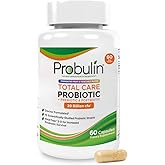 Probulin Total Care Probiotic Supplement, Daily Gut, Digestive, and Immune Health Probiotics Capsules for Men and Women, 20 Billion CFU, Vegan, 60 Count Bottle