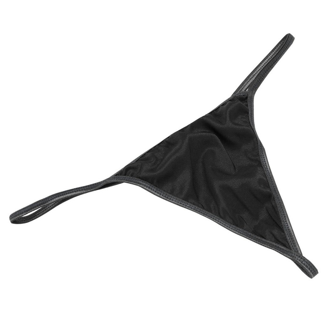 DLOREUK Sexy Lingerie Women\'s Satin Lace Chemise Nightgownn Black M