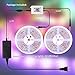 4-FQ Dreamcolor Led Strip Lights Music Bluetooth 10m 32.8ft Multicolor Chasing Effect 300 LEDs Lights Strip Smart Phone APP Control Strip Lights Power Supply Flexible Rainbow Rope Lights Kit Home