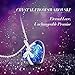 Ocean Heart Necklace for Women Pendant - Crystal from Swarovski Fine Jewelry | Valentines Birthday Christmas Gift with Luxury Gift Box - Eternal Love