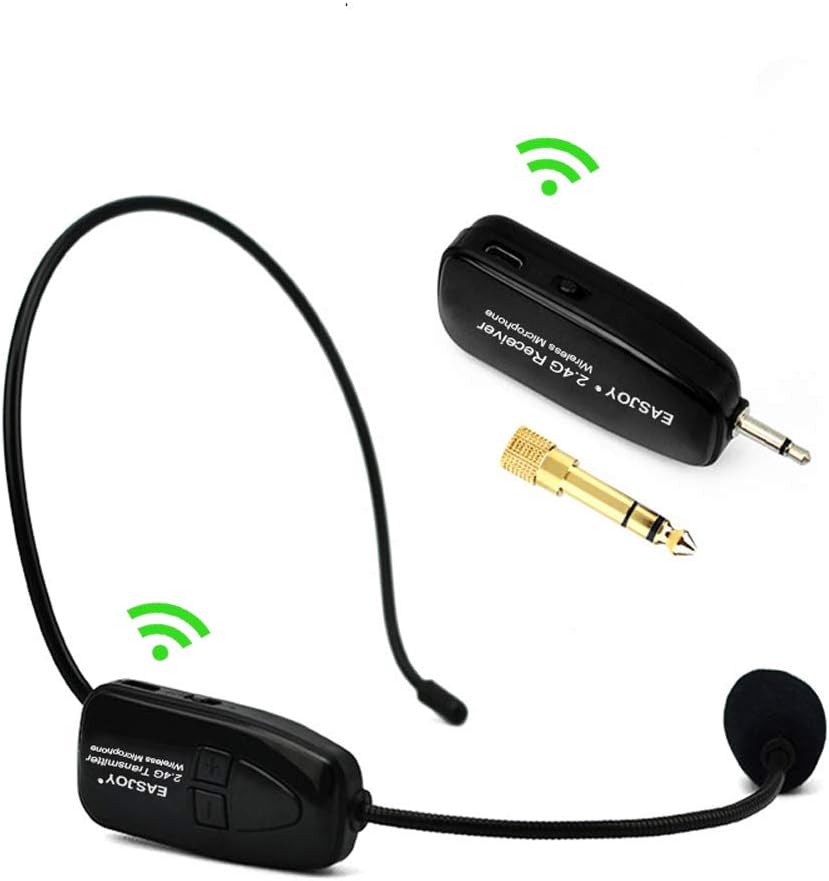 Wireless Microphone Headset 2.4G Wireless Mic Headset and