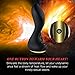 Utimi Vibrating Butt Plug Prostate Massager Anal Plug Butt Stopper with Unique Flame Shape for Men