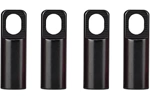 ANKECYC Juicy Nipple Black Presta Valve Caps with Core Removing Function Presta Core Remover Caps Used on Bike Presta/French Valves (4 Pack)