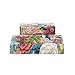 Vaulia Lightweight Microfiber Duvet Cover Sets, Vintage Floral Pattern Design - Queen Size