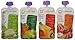 Happy Tot Organic Superfoods Stage 4, 4.22 OZ Baby Food Pouches Variety Pack of 16