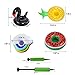 KingYue Inflatable Drink Holders, Floats Inflatable Cup Coasters for Summer Pool Party and Kids Bath Toys (12 Packs with a Air Pump)