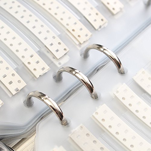 WINGONEER 1% 0805 SMD Resistor Assorted Folder ( 0 ohm-10M ohm ) 170value x 50pcs = 8500pcs sample book - Thumbnail 3
