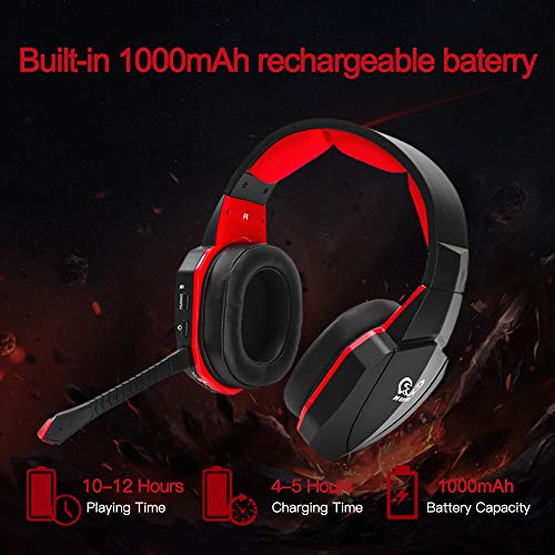 Wireless Gaming Headset for PS5 PS4 Nintendo Switch PC Laptop, Wireless