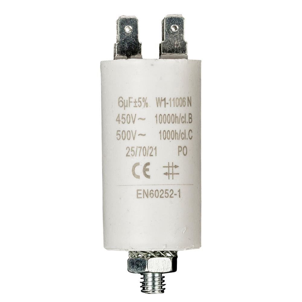 Fixapart Motor capacitor without cable 30x80 mm White