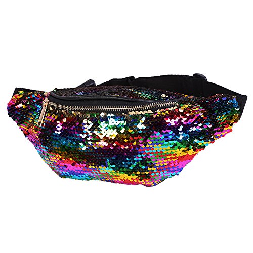 Small Fanny Pack for Kids - Wholesale Festival Sequin Waist Pack for Women with Adjustable Strap