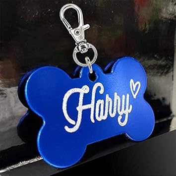 Buy Pawzone Customized Name s For Dogs Blue Online At Low Prices In India Amazon In