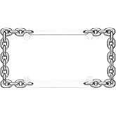 Cruiser Accessories 20530 Chain License Plate Frame, Chrome