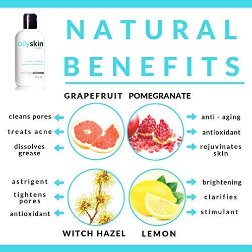 image for Grapefruit & Pomegranate Oily Skin Control Facial Astringent ▏Natura