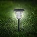Solar Powered Light, Mosquito and Insect Bug Zapper-LED/UV Radiation Outdoor Stake Landscape Fixture for Gardens, Pathways, and Patios by Pure Garden