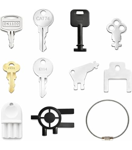 2055 Keys Replacement for Bradley Locks Toilet Paper Tissue and