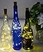 AnSaw Spark I Cork Shaped Wine Bottle Light Pro, Battery Powered, 20-LED,Waterproof Starry String Lights, Flexible Copper Wire, 3-Pack, Warm White