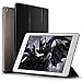 ESR Yippee Smart Case for The iPad Air 2, Smart Case Cover [Synthetic Leather] Translucent Frosted Back Magnetic Cover with Auto Sleep/Wake Function [Light Weight] (Black)