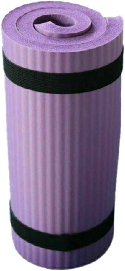 Dwigh Yoga Mats for Women,Yoga Pilates Mat Thick Exercise Gym Non-Slip,Workout 15mm Fitness Mats,purple