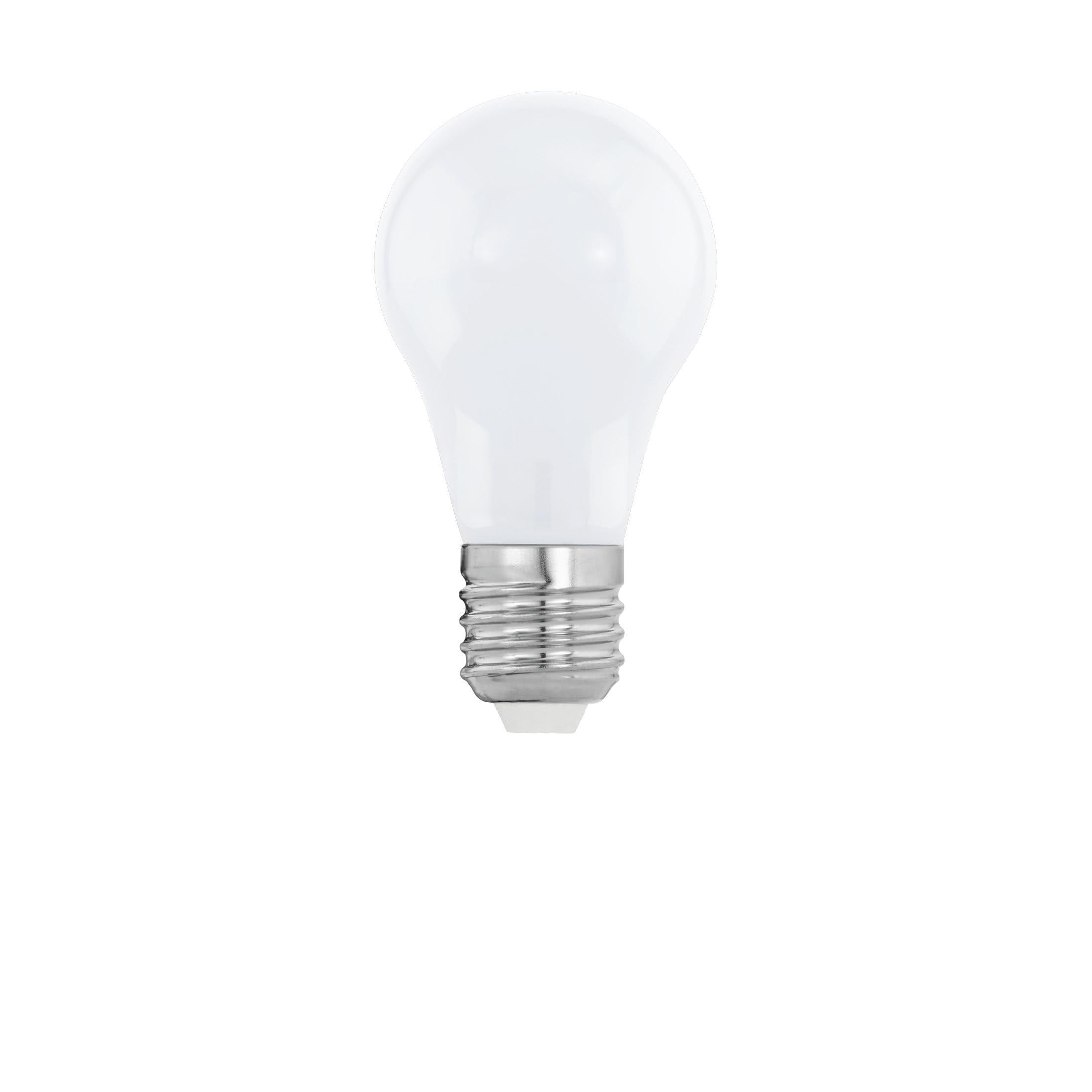 Eglo LED Light Bulb Milky, Opaque E27 Edison lamp, 7 watt (Equivalent to 60 watt), 806 Lumen, Warm White Glow, 2700 Kelvin, G45, Ø 1.8"