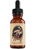 Fable Beard Co. Beard Oil - Dr. Wolf, Fresh Blueberries, Warm Tobacco, &amp; Aged Mahogany, Natural Beard Oil for Men with Jojoba &amp; Argan Oils, Vitamin E, Beard Hair Softener, Made in USA (1 Fl Oz)