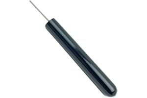 GROUND ZERO CREATIONS Paper Bead Roller Quilling Tool 5/64 Inch (1.98mm) Diameter Stainless Steel Tip with 1 to 1 1/8 Inch Length Slot