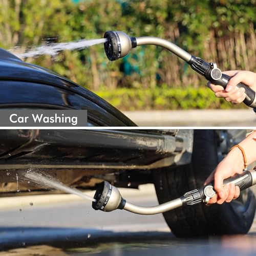 RESTMO Watering Wand Heavy Duty, 15-Inch Long Hose Nozzle Sprayer photo 12