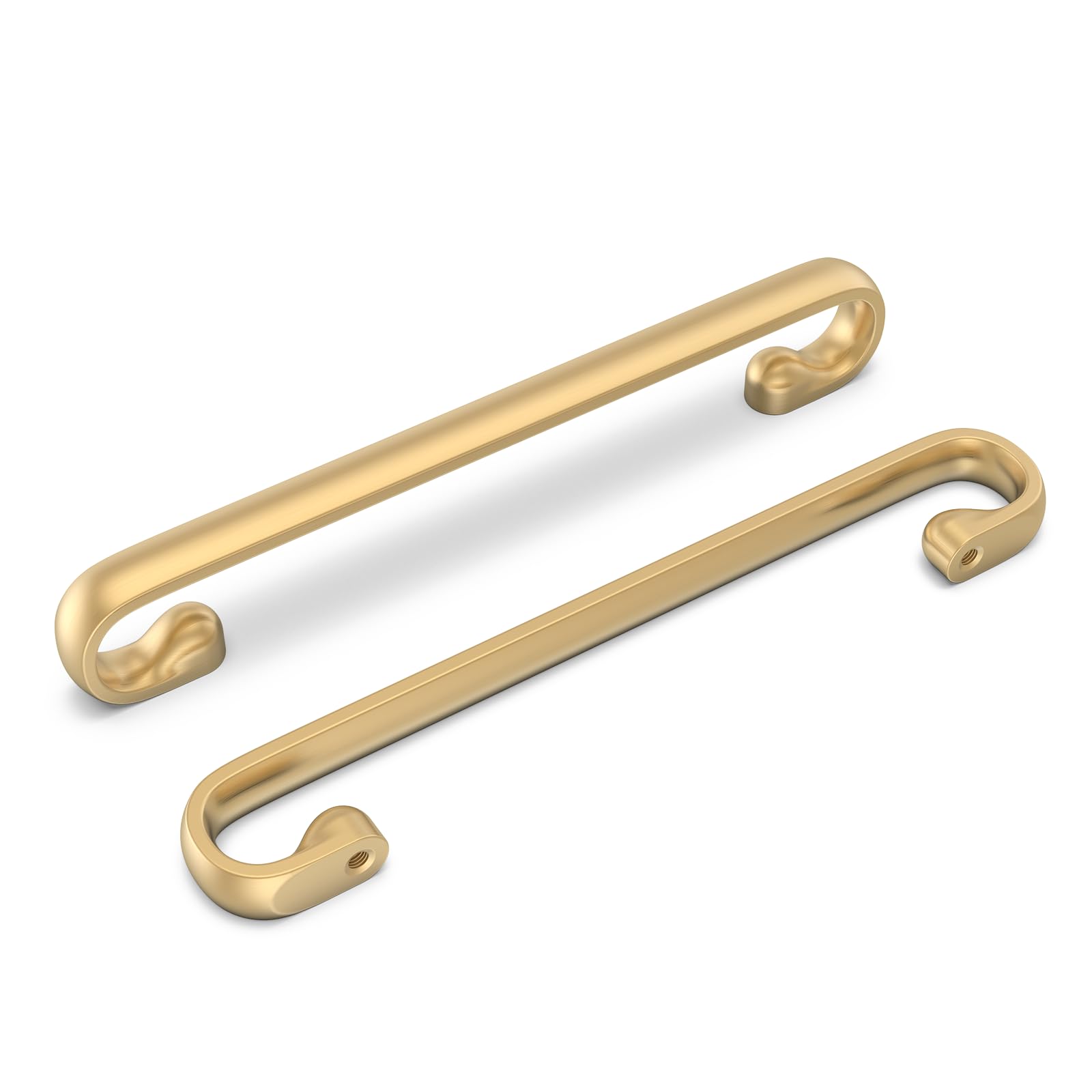 Photo 1 of homdiy Brass Cabinet Pulls Zinc Alloy Gold Cabinet Handles 5 inch Hole Center Drawer Drawesr Pulls and Knobs for Kitchen Hardware?20 Pack?