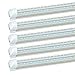 JESLED 8FT LED Tube Light, Triple Row D Shape, 8 Foot Linkable Shop Lights Fixture, 90W, 10800Lm, 6000K Cool White, High Output Bay Lighting for Garage Warehouse Workshop Basement(20-Pack)
