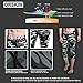 DRSKIN Men’s 3/4 Compression Pants Tights Leggings Shorts Sports Baselayer Running Workout Active (Packs of 1, 2, or 3 Deals) (MG809, M)