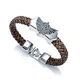 Hot Popular Cosplay Game Legend of Zelda Fashion Braided Leather Alloy Clasp Bracelet Cuff Wristbands