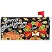 Wamika Thanksgiving Day Sunflower Turkey Pumpkin Mailbox Cover Magnetic Standard Size,Autumn Give Thanks Letter Post Box Cover Wrap Decoration Welcome Home Garden Outdoor 21