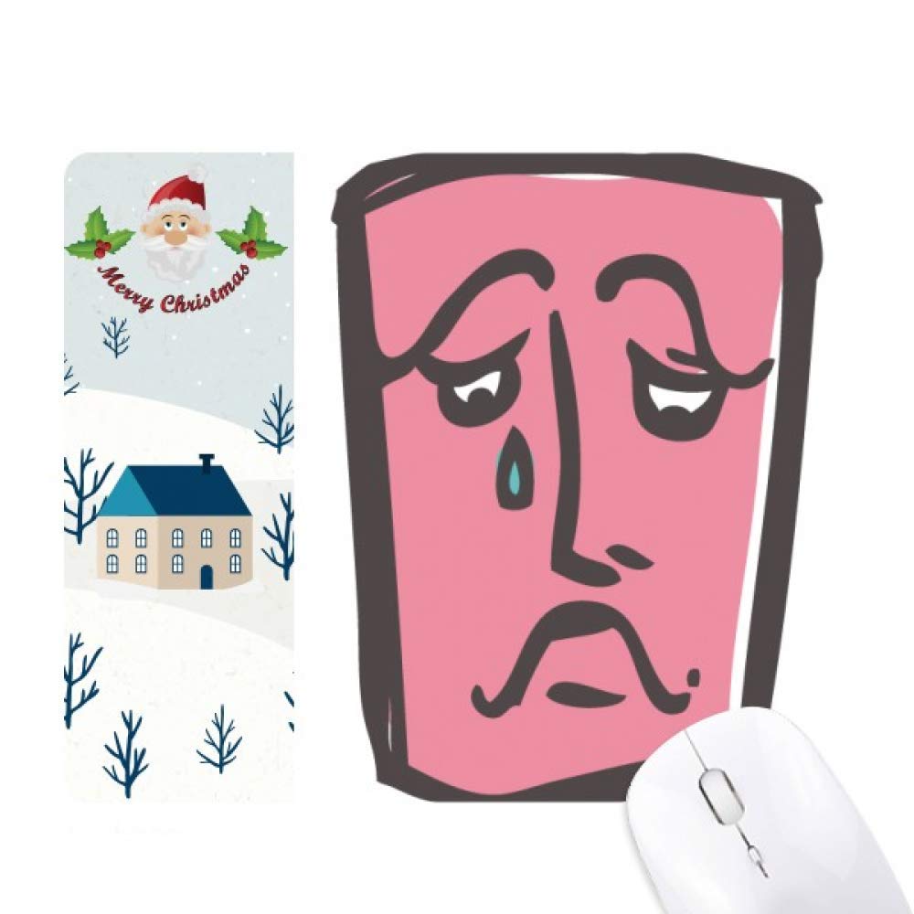 Amazoncom Sad Abstract Face Sketch Emoji Santa Claus