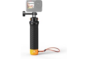K&F Concept Waterproof Monopod Floating Hand Grip, Fast-Release Design Compatible with for Gopro Hero 13/12/11/10/9/8/7/6/5/4