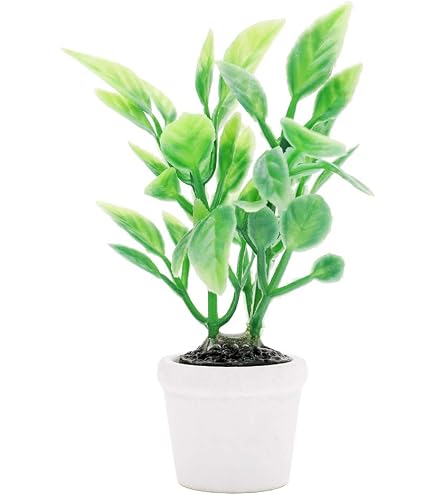 VINGVO Plantes miniatures de maison de poupée 3 PCS Miniature Dollhouse VINGVO Plantes miniatures de maison de poupée 3 PCS Miniature Dollhouse