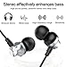 WSCSR in-Ear Headphones, Noise Cancelling Earbuds Balanced Bass Driven Sound Earphones with Mic, Compatible iPhone, iPod, iPad, Samsung Galaxy and More Blackthumb 1