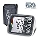 Wamlife Blood Pressure Monitor Upper Arm with Easy to Use, Large Display & Voice, Wide-Range Cuff for Home (Classical Black)