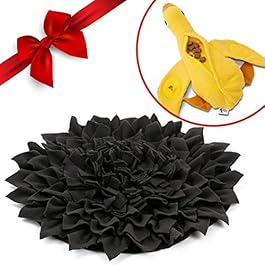 PAW by Seven Snuffle mat and Squeaky Toys for Dogs. Dog Puzzle: Dog Snuffle mat and Duck Dog Toy, Fleece Fabric, Durable, nosework mat, Dog Slow Feeder and Duck Dog Puzzle Feeder. Nosework Supplies