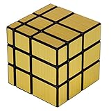 Golden Mirror Cube 3x3x3 Speed Magic Puzzles, ABS Ultra-smooth Master Speed Twist Cube,Brain Teaser Toys & Christmas Birthday Gifts by YKL WORLD