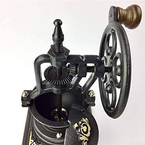 Nfudishpu Manuelle Kaffeemühle, Retro Deign Kaffeemühle, Original Birkenkaffeemühle mit keramischem Präzisionsmahlkern… – Bild 5