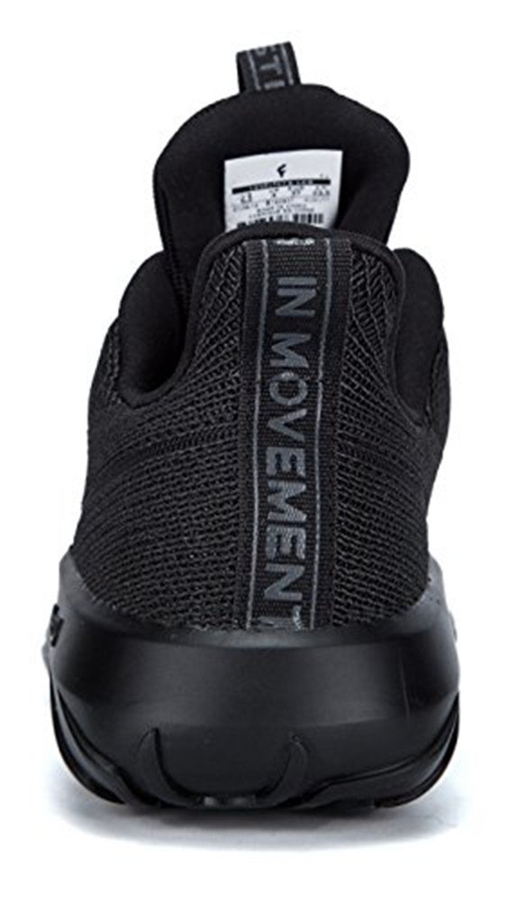 Soulsfeng Men Women Unisex Casual Fashion Sneakers Lightweight Breathable Athletic Sport Shoes (Women US6.5=EUR37=23.5CM, Black)