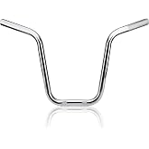 13" Ape Hangers 7/8" Handlebars Universal Fit for Coleman Series Mini Bike (Metal plating)