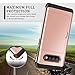 SAMONPOW Case for Galaxy S10 Plus Case Hybrid Galaxy S10 Plus Wallet Case Dual Layer Protective Shell Hard PC Soft TPU Bumper Credit Cards Slot Cover for 2019 Galaxy S10 Plus 6.4 inch Rose Gold