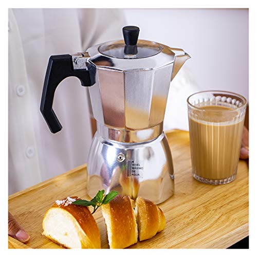 DYB Espressokocher Kleiner Moka-Topf-Home-Kaffeekanne Büro Machen Kaffee-Appliance-italienisches Konzentrat-Kaffeekanne… – Bild 3