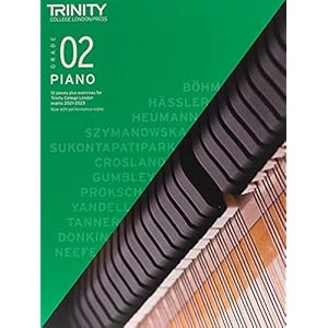 Trinity College London Piano Exam Pieces Plus Exercises From 2021: Grade 2